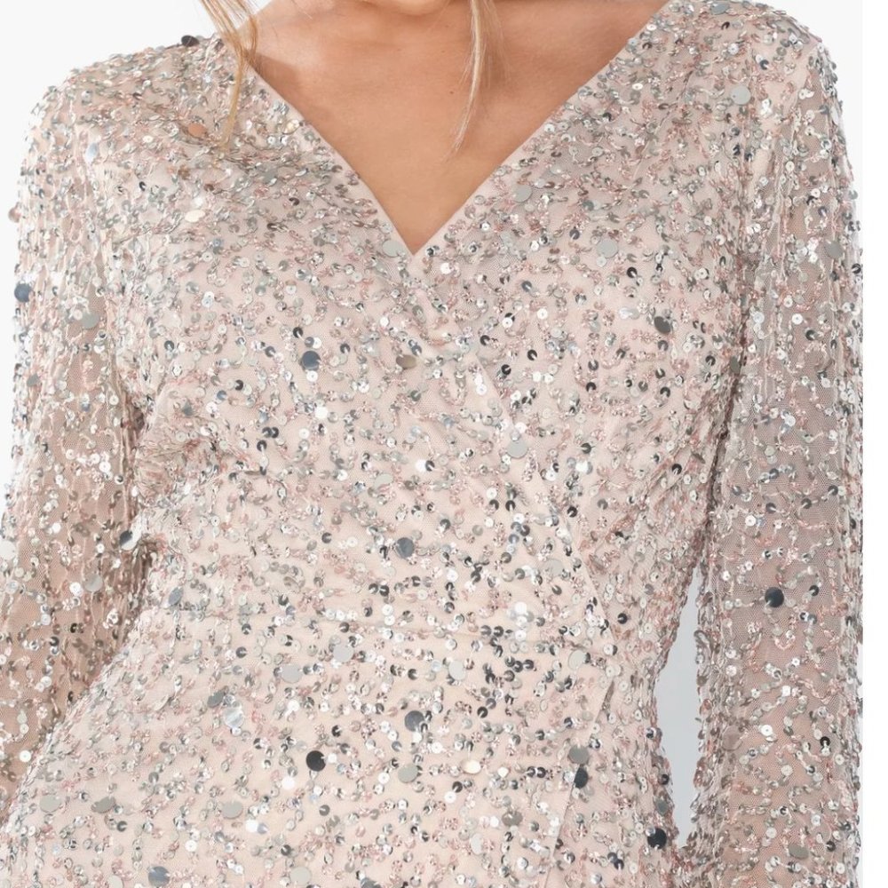 Maya All Over Embellished Dress